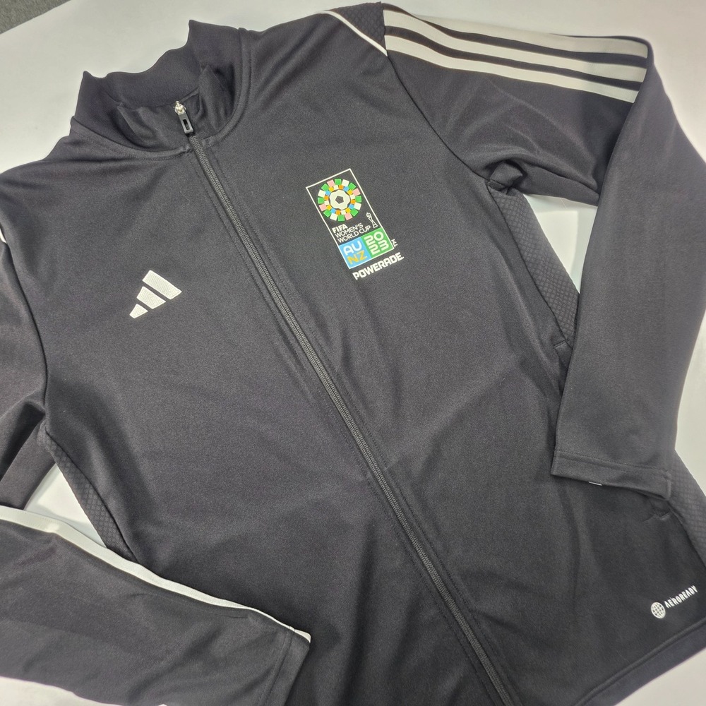 Adidas Men's Zip Front Track Jacket FIFA Women's World Cup 2023 Black‎ Size M